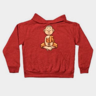 Buddhist monk Kids Hoodie